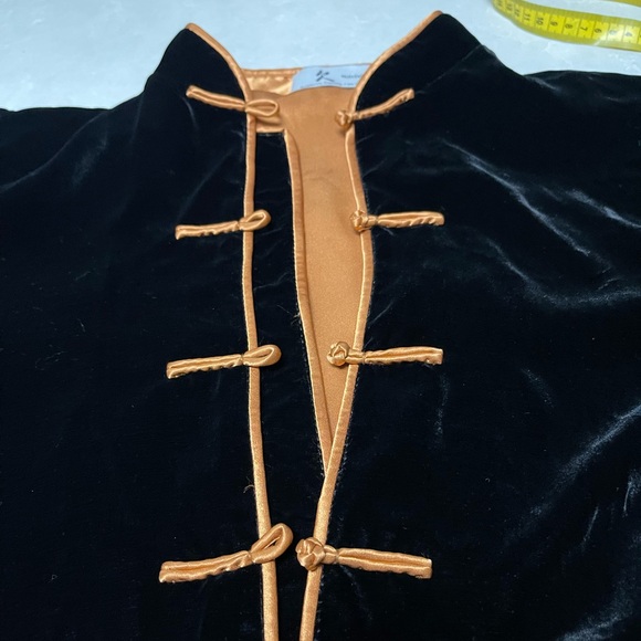 EUC Vintage Velvet and Silk Jacket - Picture 6 of 8